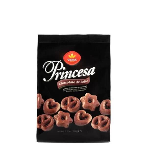 BISC VIEIRA PRINCESA CHOC DE LEITE 200G