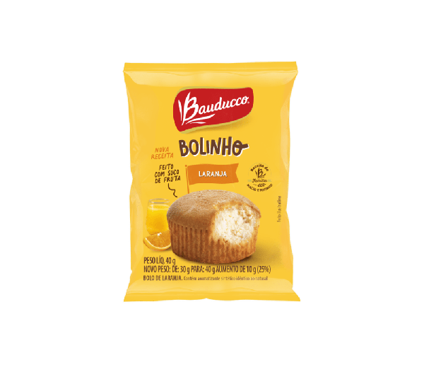 BOLINHO BAUDUCCO LARANJA 40G