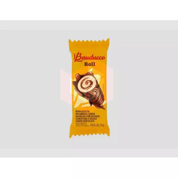 BOLINHO BAUDUCCO ROLL CHOCOLATE 34G