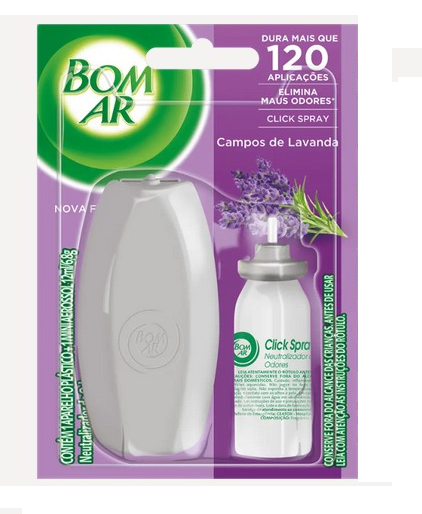 BOM AR CLICK LAVANDA APARELHO/REFIL 12ML