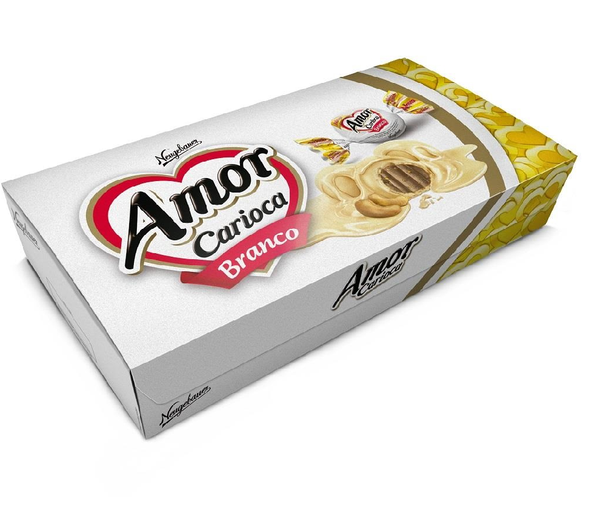 BOMBOM AMOR CARIOCA BRANCO 200G