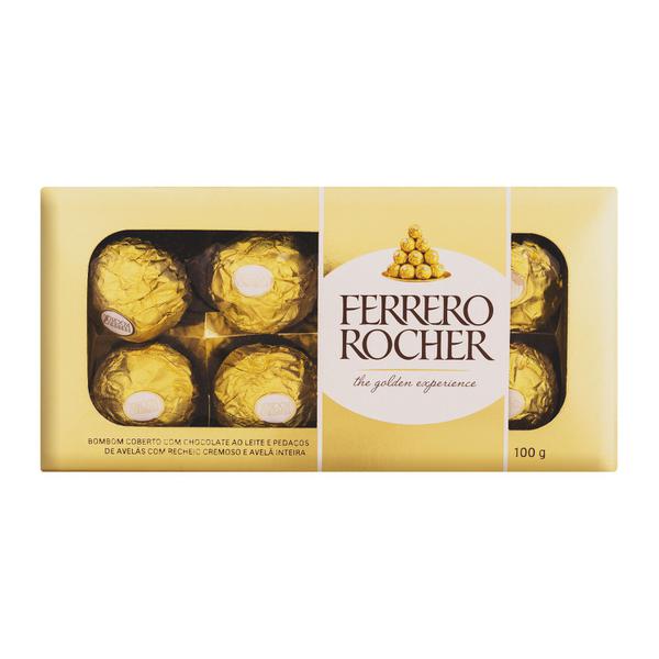 BOMBOM FERRERO ROCHER C/8 100G