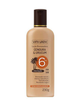 BRONZEADOR LOÇÃO VINI LADY CENOURA/ URUC