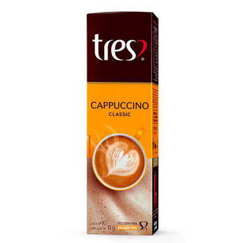 CÁPSULA CAFÉ CAPPUCCINO TRES CLASSIC 10 X 11G