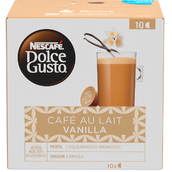 CÁPSULA CAFÉ DOLCE GUSTO AO LATE BAUNILH