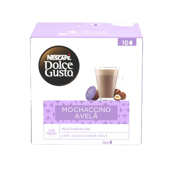 CÁPSULA CAFÉ DOLCE GUSTO MOCHACCINO AVELÃ C/10CP