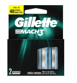 CARGA GILLETTE MACH3 C/ 2UN