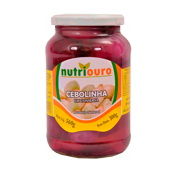 CEBOLINHA EM CONSERVA NUTRIOURO ROXA 300