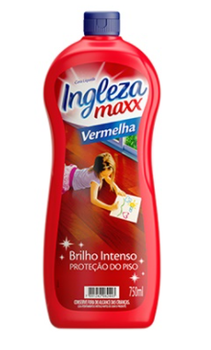 CERA INGLEZA MAXI LÍQUIDA VERMELHA 750ML