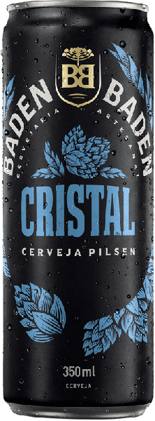 CERVEJA BADEN PILSEN CRISTAL 350ML