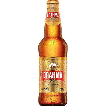 CERVEJA BRAHMA CHOPP 0% ÁLCOOL LONG NECK 355ML