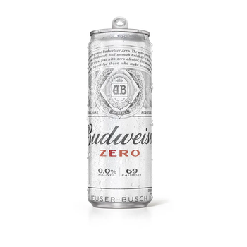 CERVEJA BUDWEISER 0% ÁLCOOL 350ML