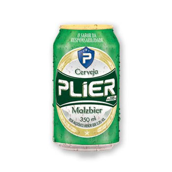 CERVEJA PLIER MALZBIER 0% ÁLCOOL 350ML