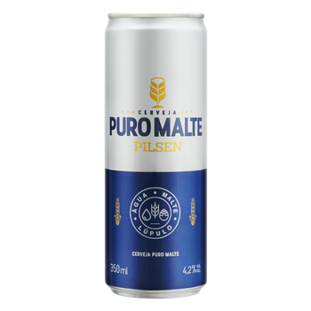 CERVEJA PURO MALTE PILSEN 350ML