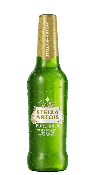 CERVEJA STELLA ARTOIS PURE GOLD LONG NEC