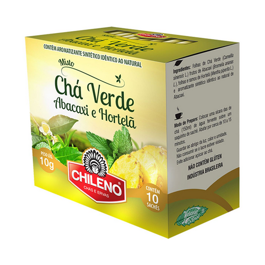 CHÁ CHILENO MISTO ABACAXI/ HORTELÃ 10 SA