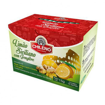 CHÁ CHILENO MISTO LIMÃO SICILIANO GENGIBRE 15G