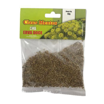 CHÁ CLAUS MENTOS ERVA DOCE 12G