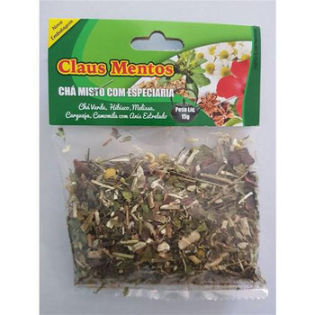 CHÁ CLAUS MENTOS MAÇÃ/ CRAVO/ CANELA 15G