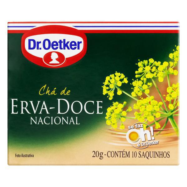 CHÁ DR. OETKER ERVA DOCE C/ 10 SACHÊ