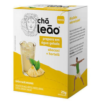 CHÁ LEÃO ABACAXI/HORTELÃ 25G