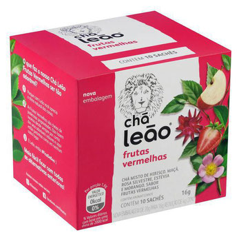 CHÁ LEÃO FRUTAS VERMELHAS 16G