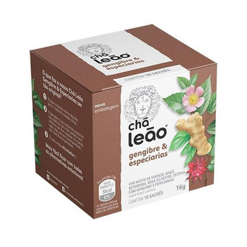 CHÁ LEÃO GENGIBRE/ESPECIARIAS 20G
