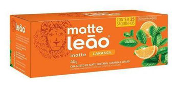 CHÁ MATTE LEÃO LARANJA 40G