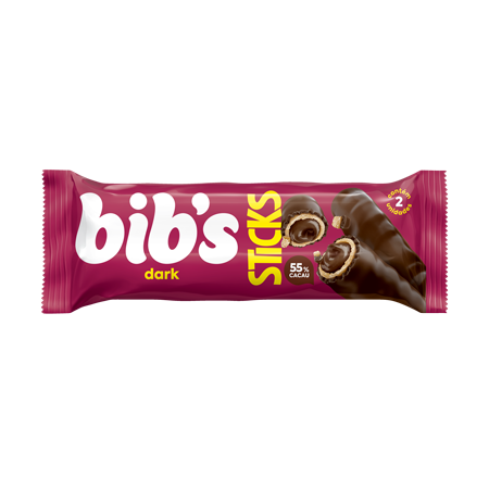 CHOC BIB'S STICKS DARK 32G