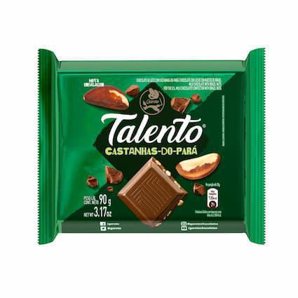 CHOC GAROTO TALENTO CASTANHA DO PARÁ 85G