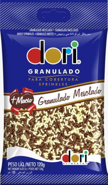 CHOC GRANULADO MESCLADO DORI 120G