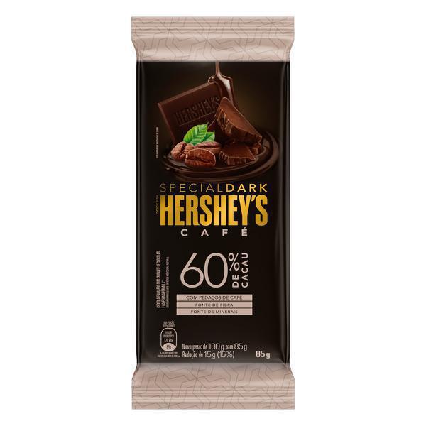CHOC HERSHEY'S CAFÉ DARK CACAU 60% 85G