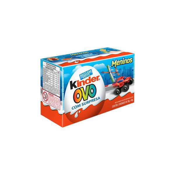 CHOC KINDER OVO MENINOS 2X 20G