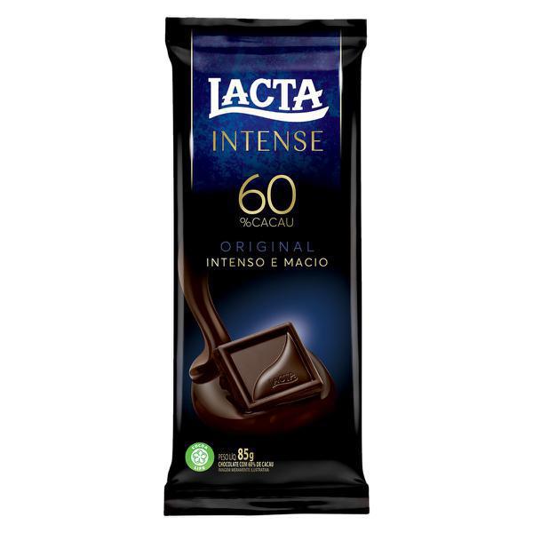 CHOC LACTA INTENSE ORIGINAL 60% CACAU 85