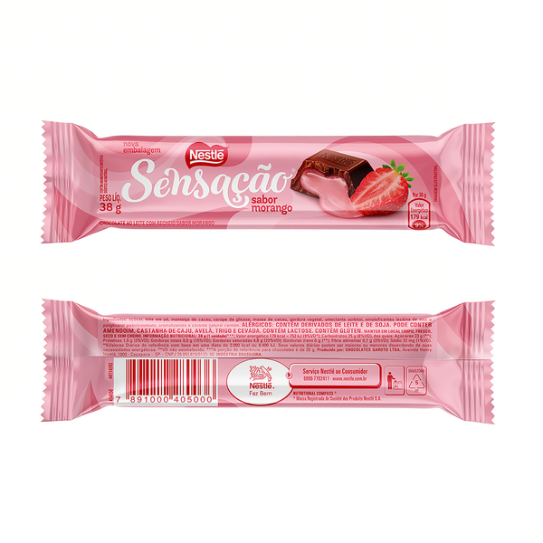 CHOC NESTLE SENSACAO MORANGO 38G