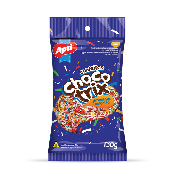 CONFEITO GRANULADO COLORIDO APTI 130G