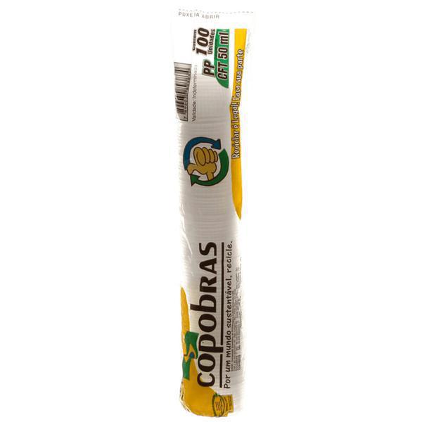 COPOS DESCARTÁVEIS COPOBRAS 50ML C/ 100U