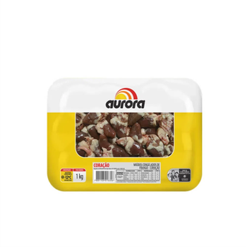 CORAÇÃO DE FRANGO AURORA BANDEJA 1KG