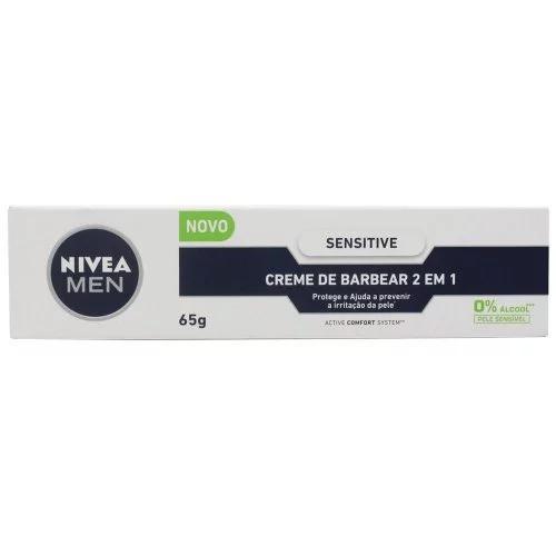 CREME BARBEAR NIVEA SENSITIVE 60G