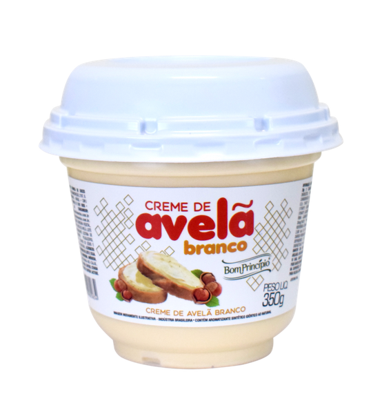 CREME DE AVELÃ BOM PRINCÍPIO BRANCO 350G