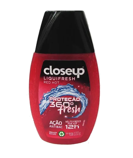 CREME DENT CLOSE UP LIQUIFRESH RED HOT 1