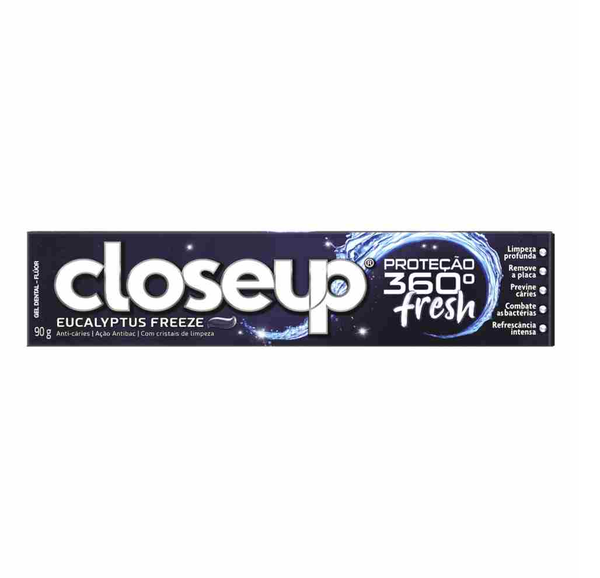 CREME DENT CLOSE UP PRETO EUC MINT 90G