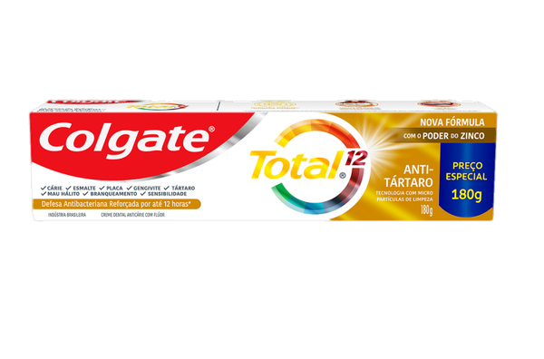 CREME DENT COLG TOTAL ANTI TÁRTARO 180G