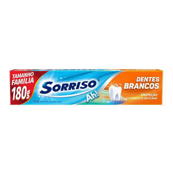 CREME DENT SORRISO DENTES BRANCOS 180G