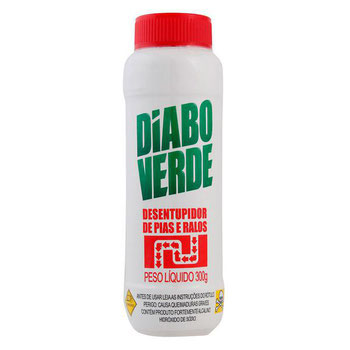 DESENTUPIDOR DIABO VERDE PIAS/ RALOS 300G