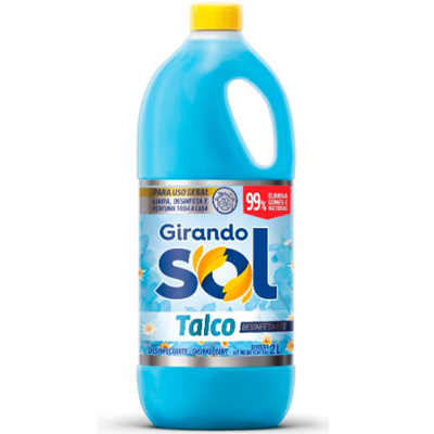 DESINFETANTE GIRANDO SOL TALCO 2L