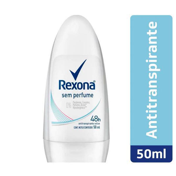 DESOD REXONA ROLL ON SEM PERFUME 50ML