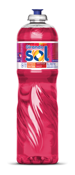DETERGENTE GIRANDO SOL MACÃ 1L