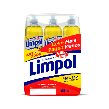 DETERGENTE LIMPOL NEUTRO PACK 6X500ML