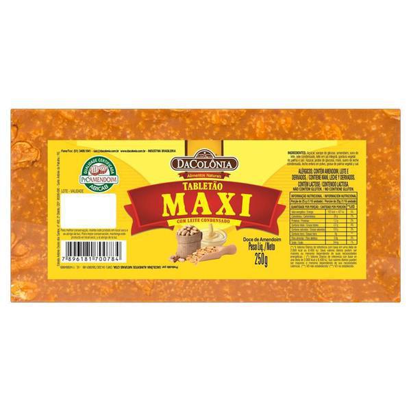 DOCE DACOLÔNIA TABLETAO MAXI 250G